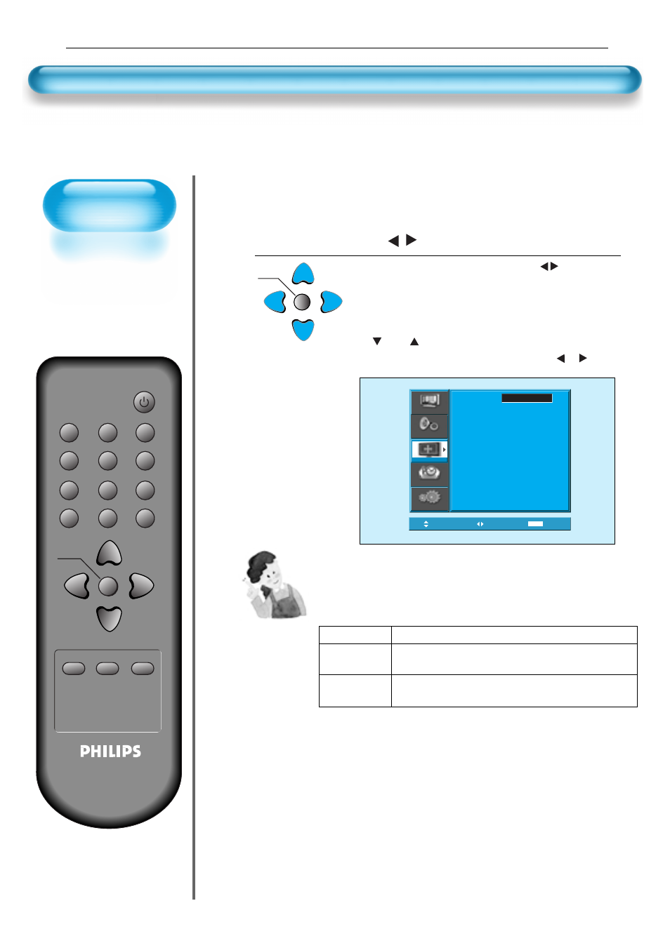 Ajuste de la pantalla, Pulse el botón, Observaciones | Screen mode function | Philips Monitor de plasma User Manual | Page 37 / 59