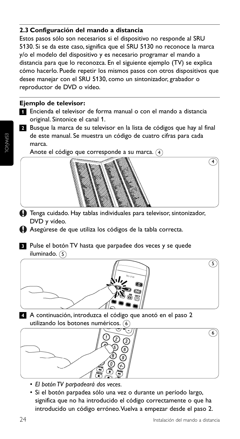 Philips Mando a distancia universal User Manual | Page 24 / 108