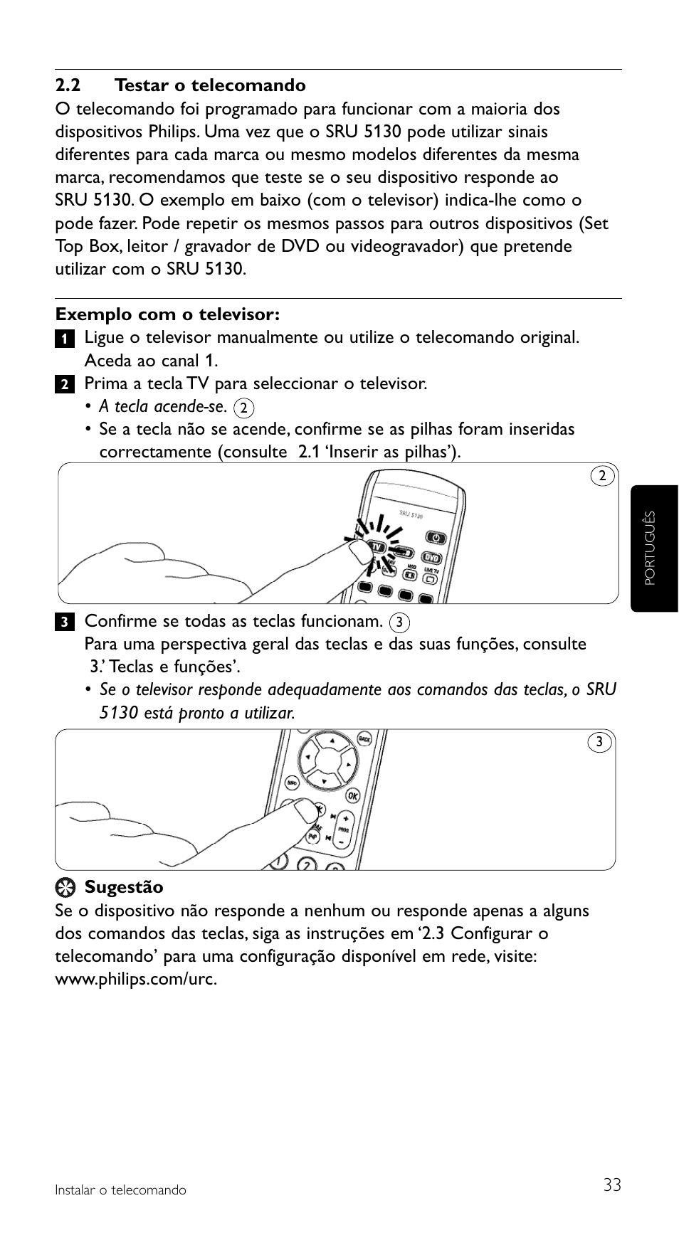 Philips Mando a distancia universal User Manual | Page 33 / 108