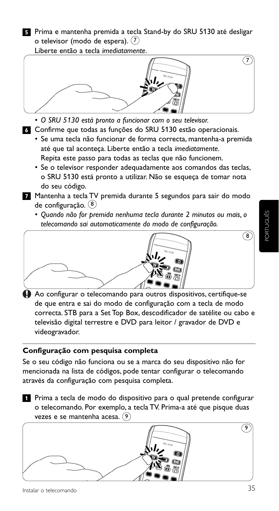 Philips Mando a distancia universal User Manual | Page 35 / 108