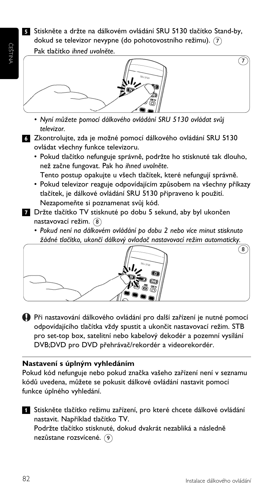 Philips Mando a distancia universal User Manual | Page 82 / 108