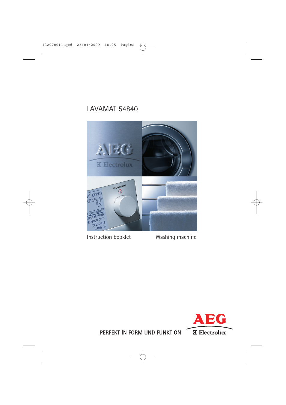 AEG LAVAMAT 54840 User Manual | 44 pages