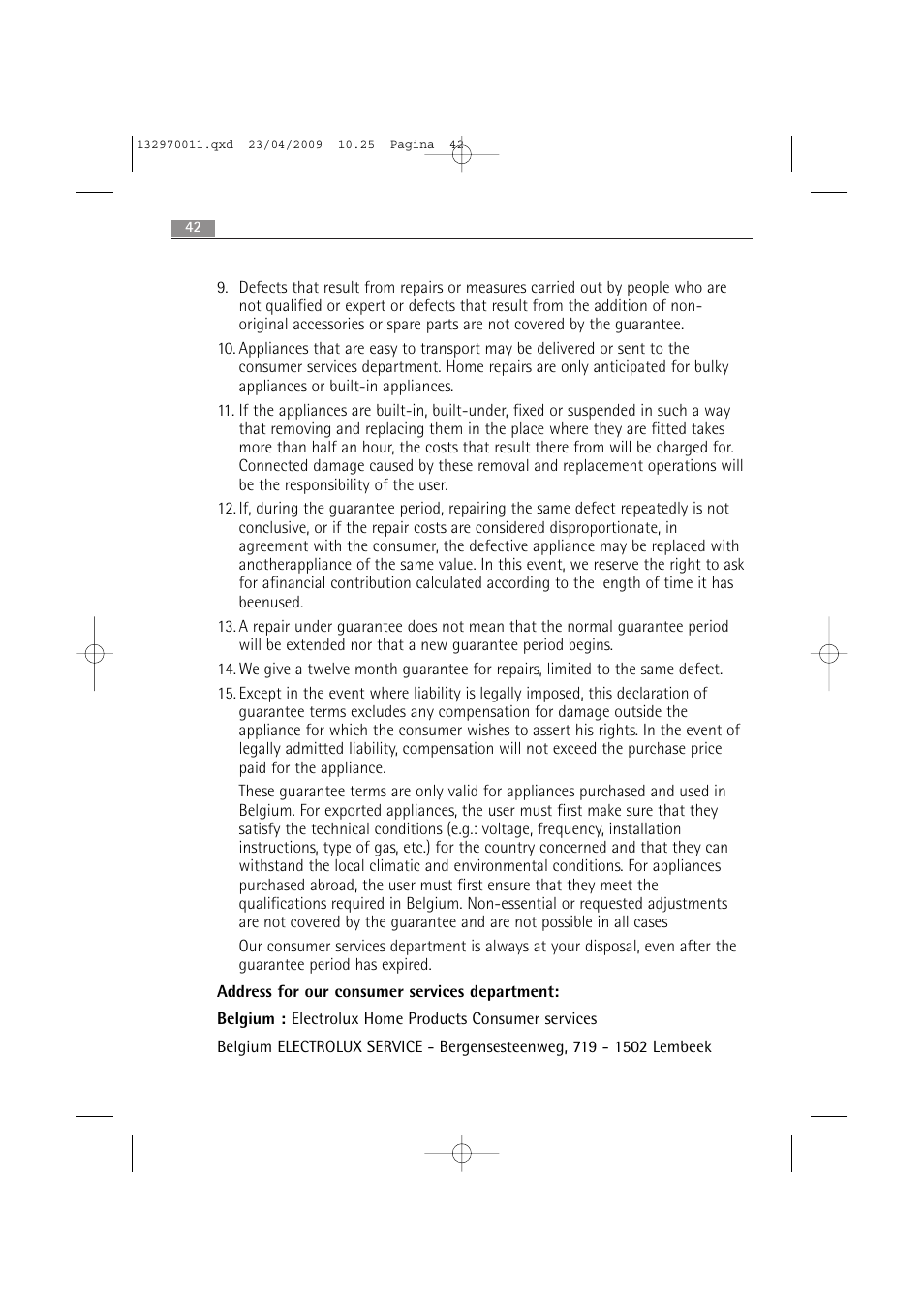 AEG LAVAMAT 54840 User Manual | Page 42 / 44
