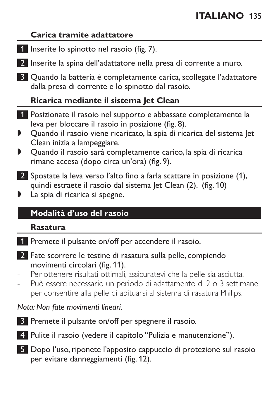 Philips Afeitadora eléctrica User Manual | Page 135 / 148