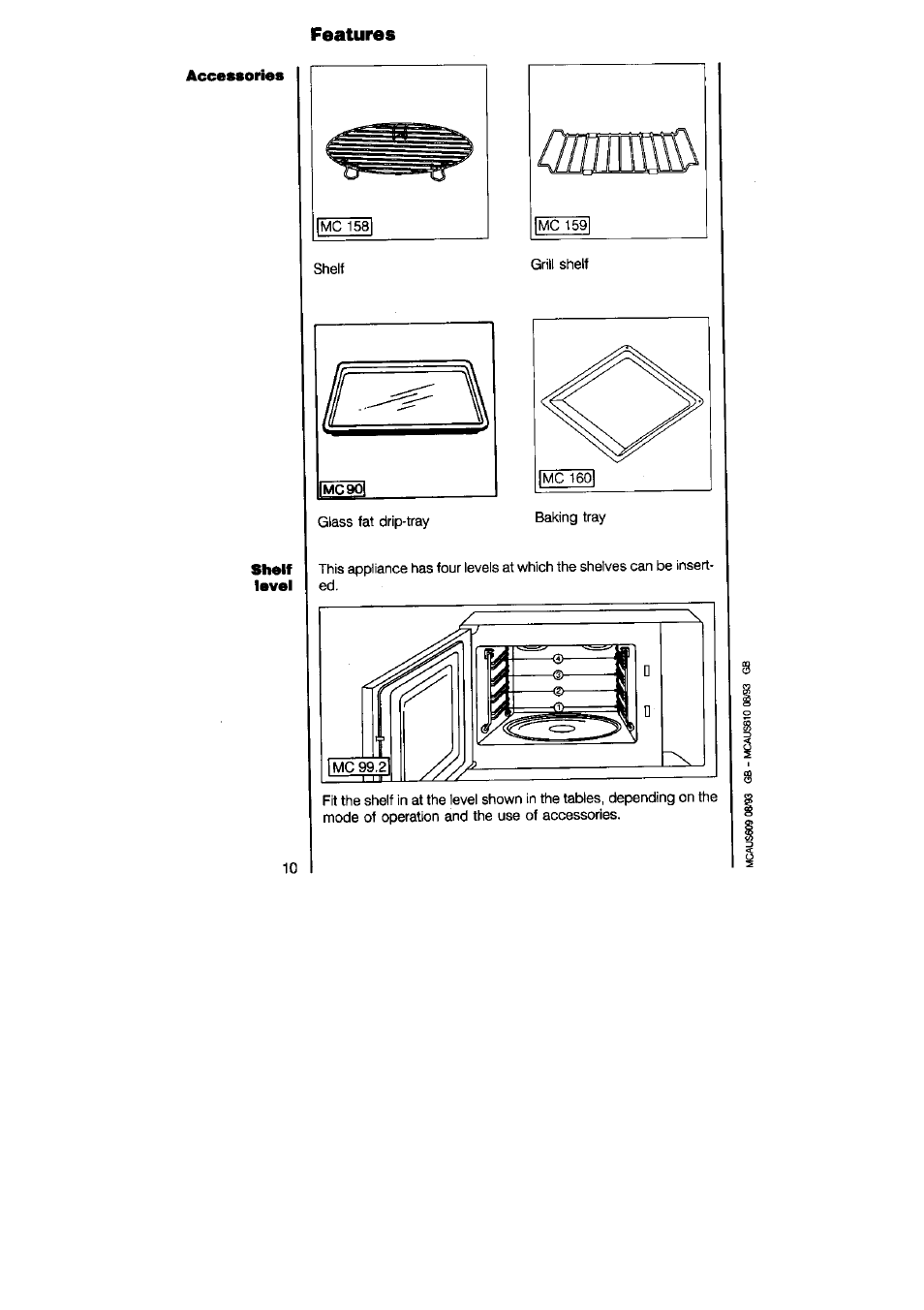 Features | AEG MICROMAT 625 User Manual | Page 10 / 40