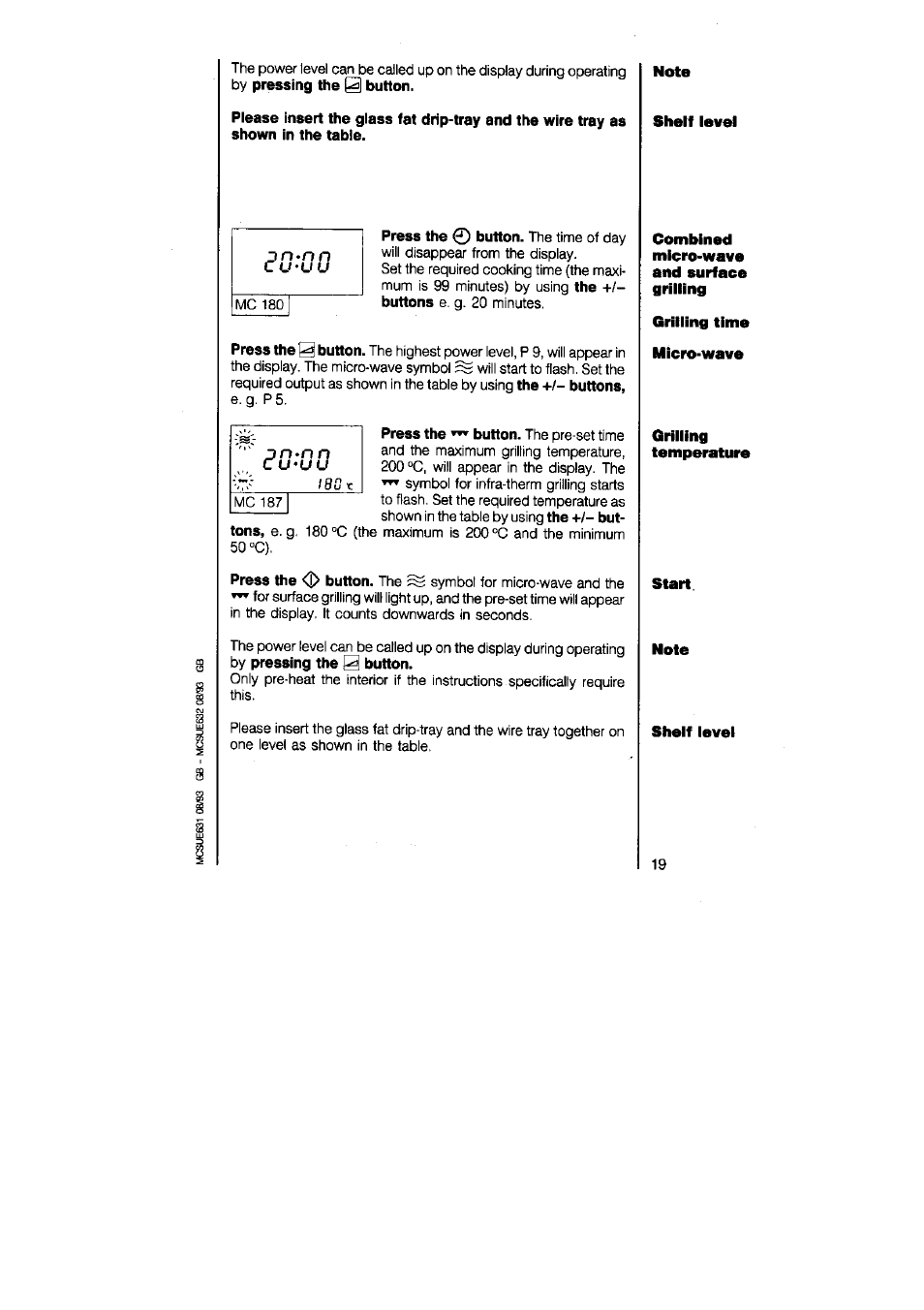 In-n n | AEG MICROMAT 625 User Manual | Page 19 / 40