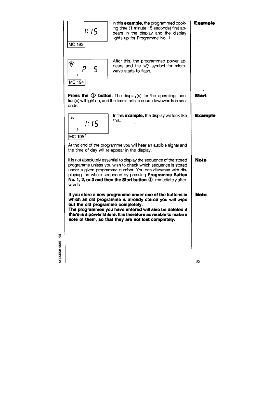 AEG MICROMAT 625 User Manual | Page 23 / 40