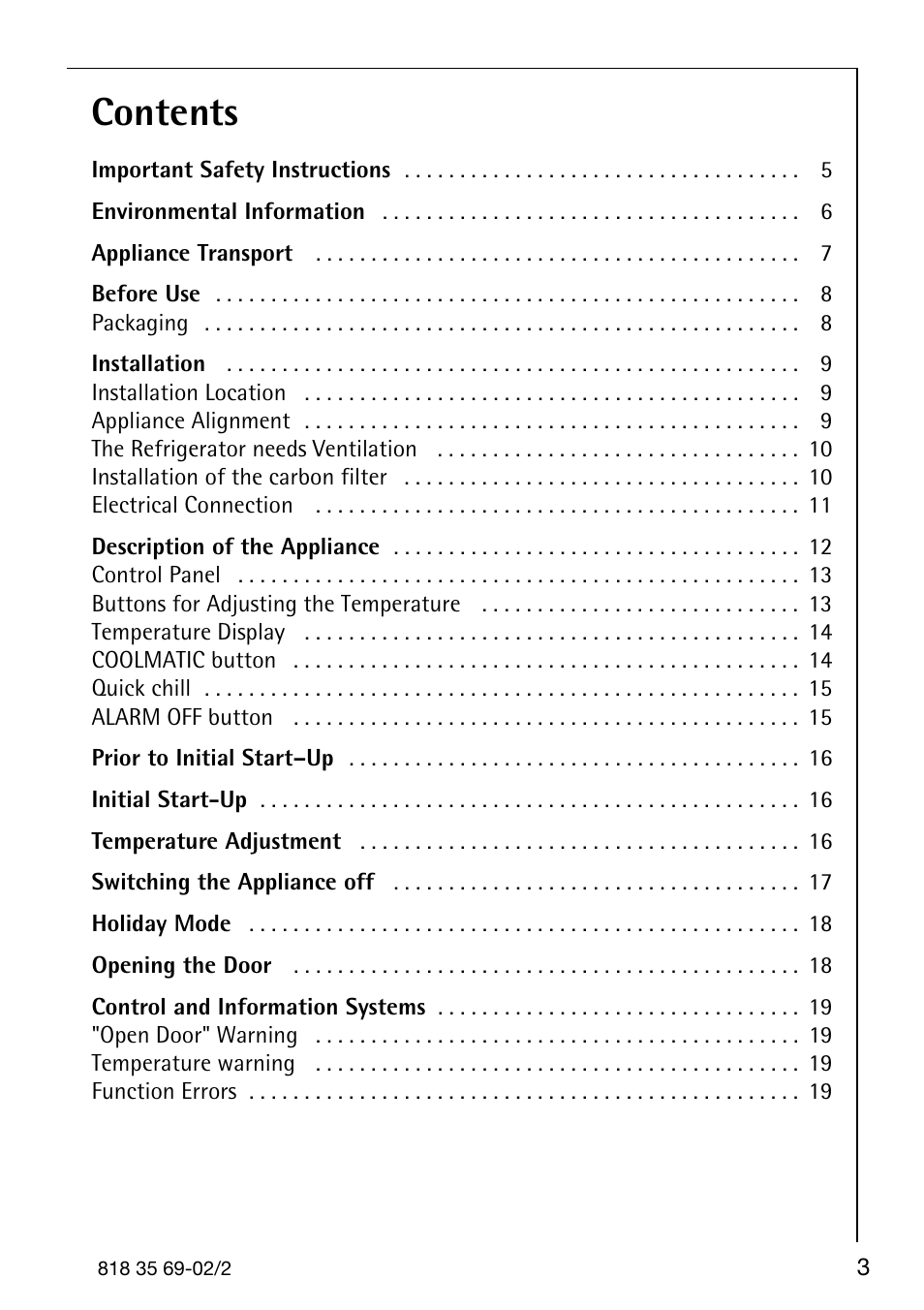 AEG 72358-KA3 User Manual | Page 3 / 32