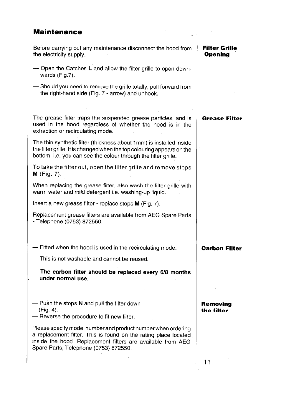 AEG 102 D User Manual | Page 11 / 20