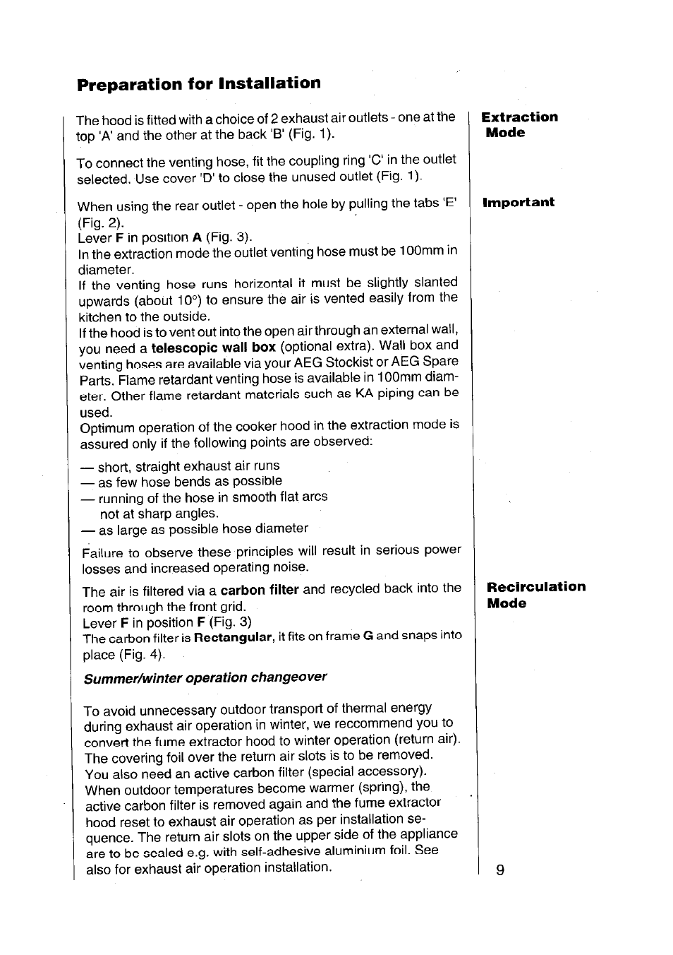 AEG 102 D User Manual | Page 9 / 20