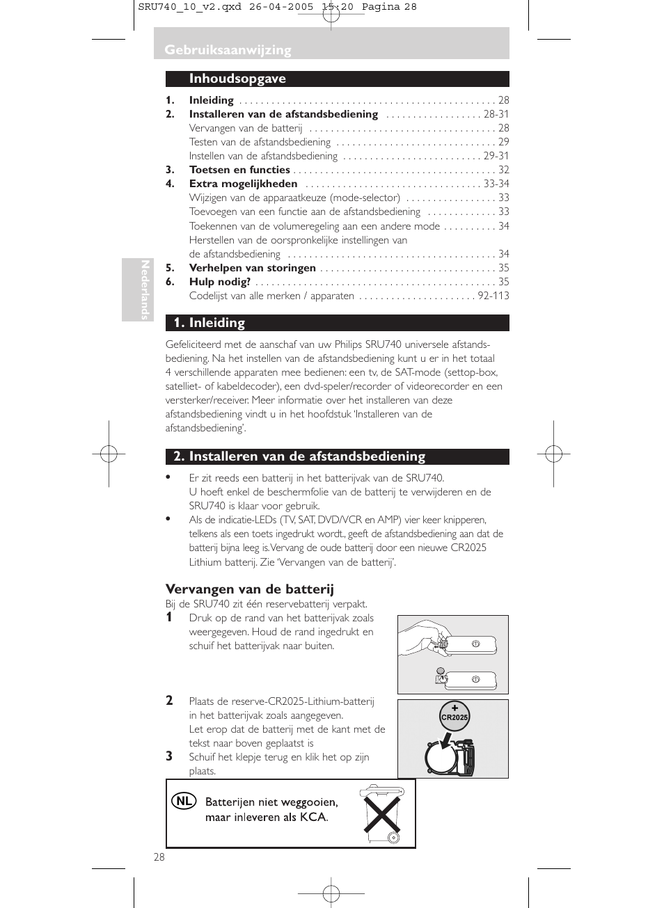 Philips Mando a distancia universal User Manual | Page 28 / 116