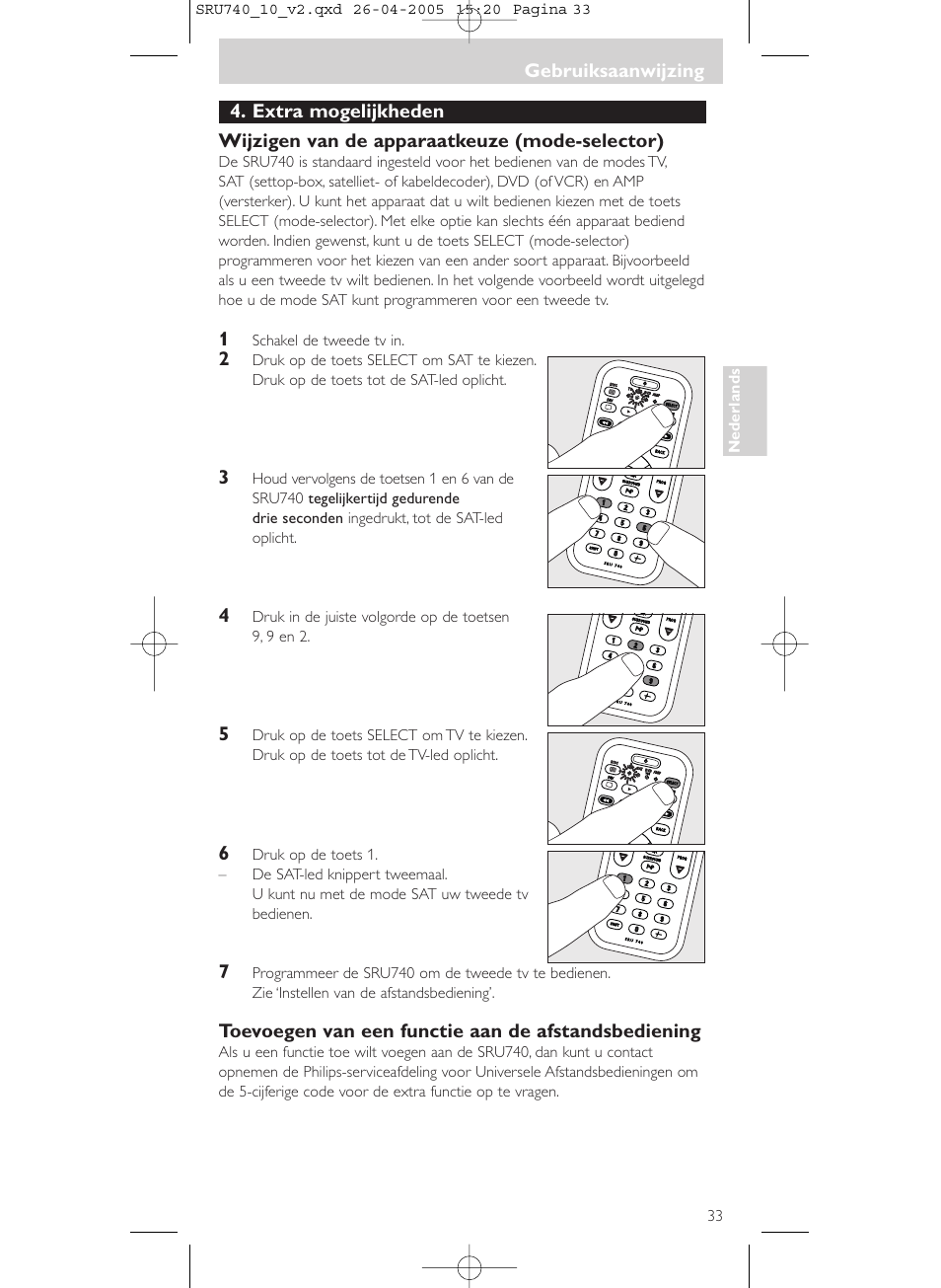 Philips Mando a distancia universal User Manual | Page 33 / 116