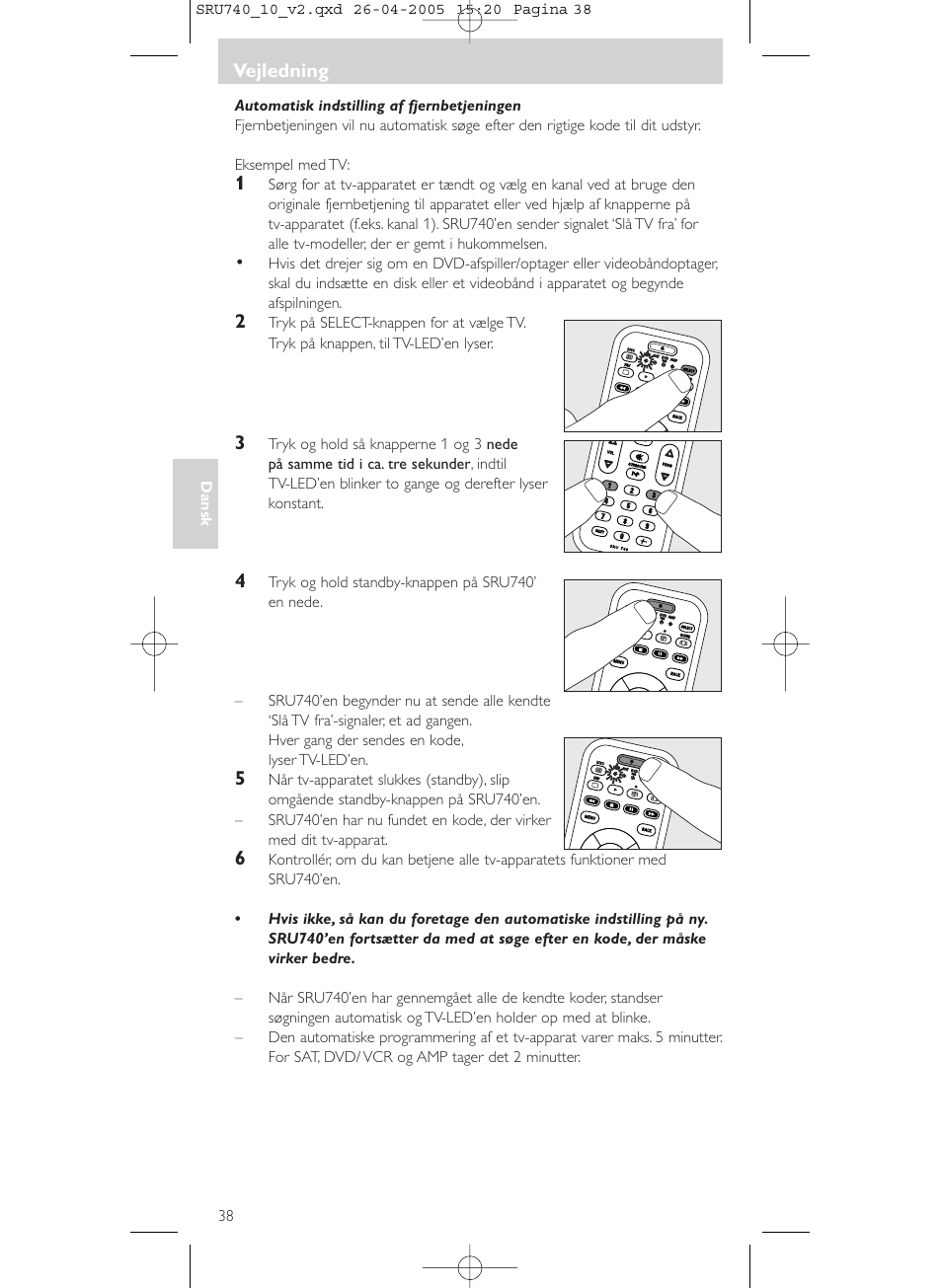 Philips Mando a distancia universal User Manual | Page 38 / 116