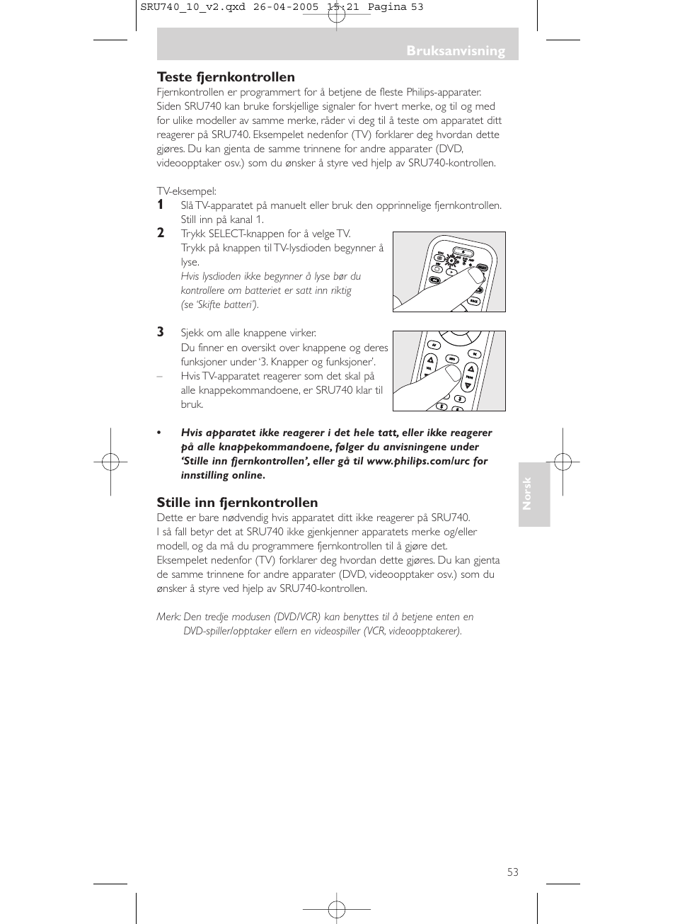 Philips Mando a distancia universal User Manual | Page 53 / 116