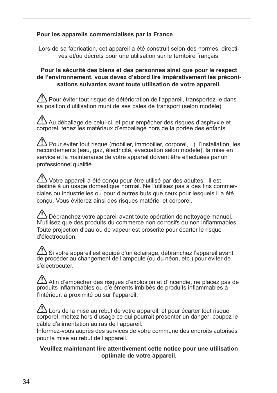 AEG DK 4360 User Manual | Page 34 / 68