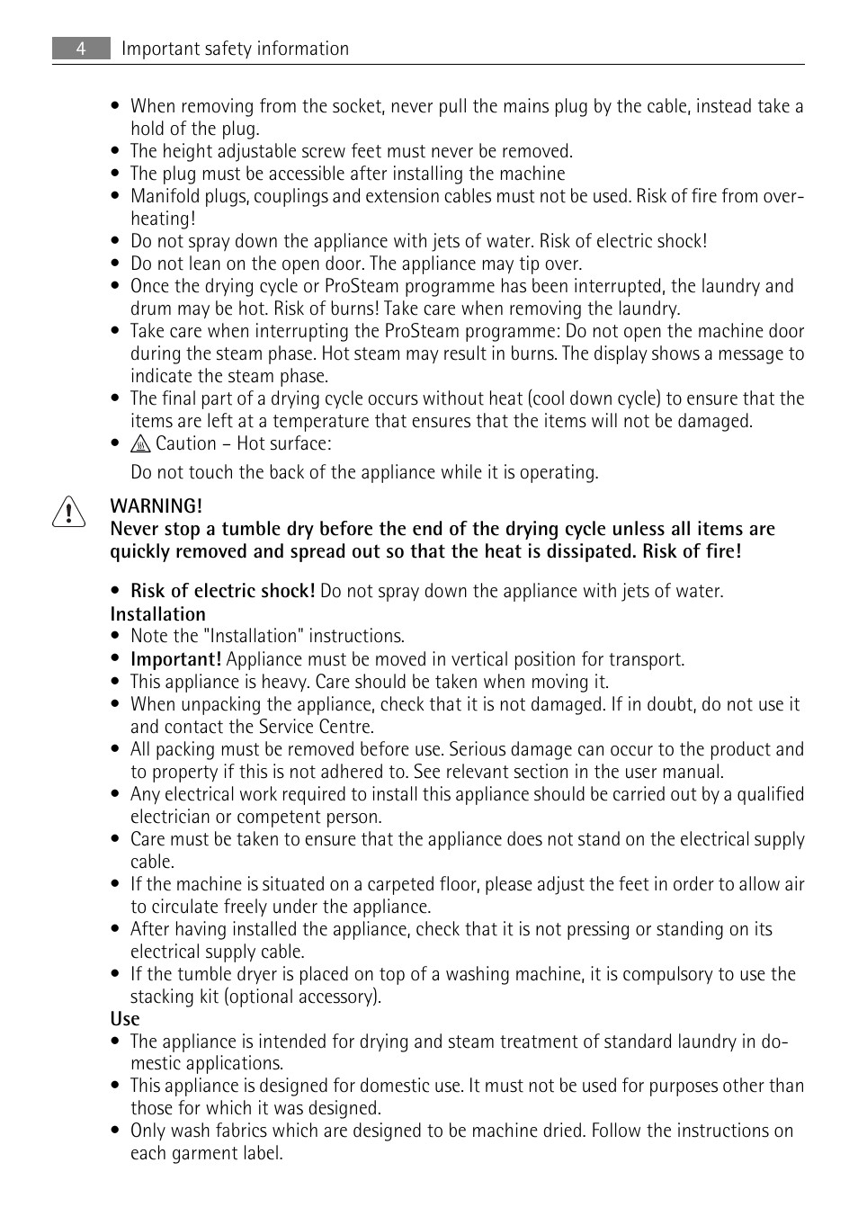 AEG 88840 User Manual | Page 4 / 48