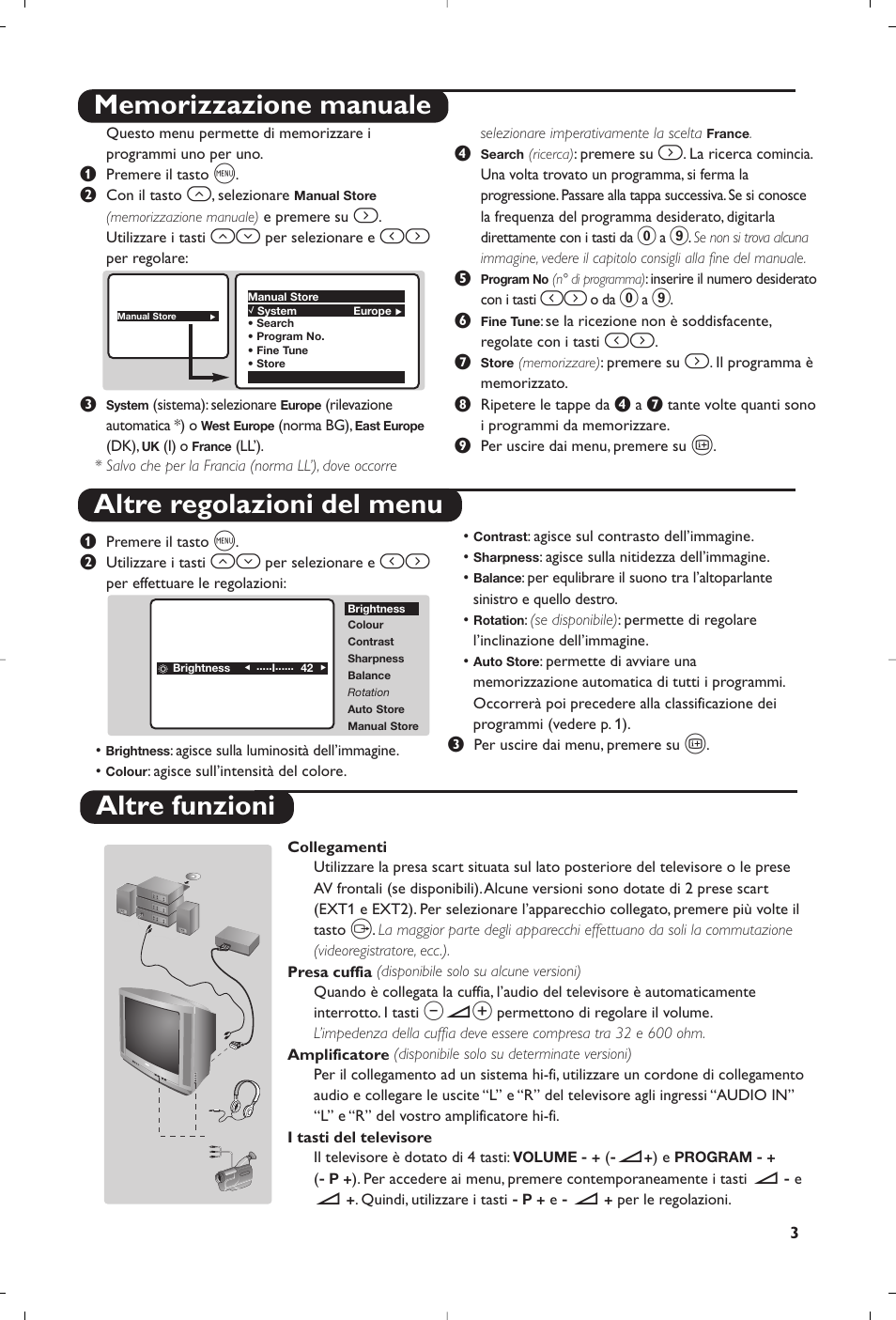 Altre funzioni | Philips TV User Manual | Page 25 / 96