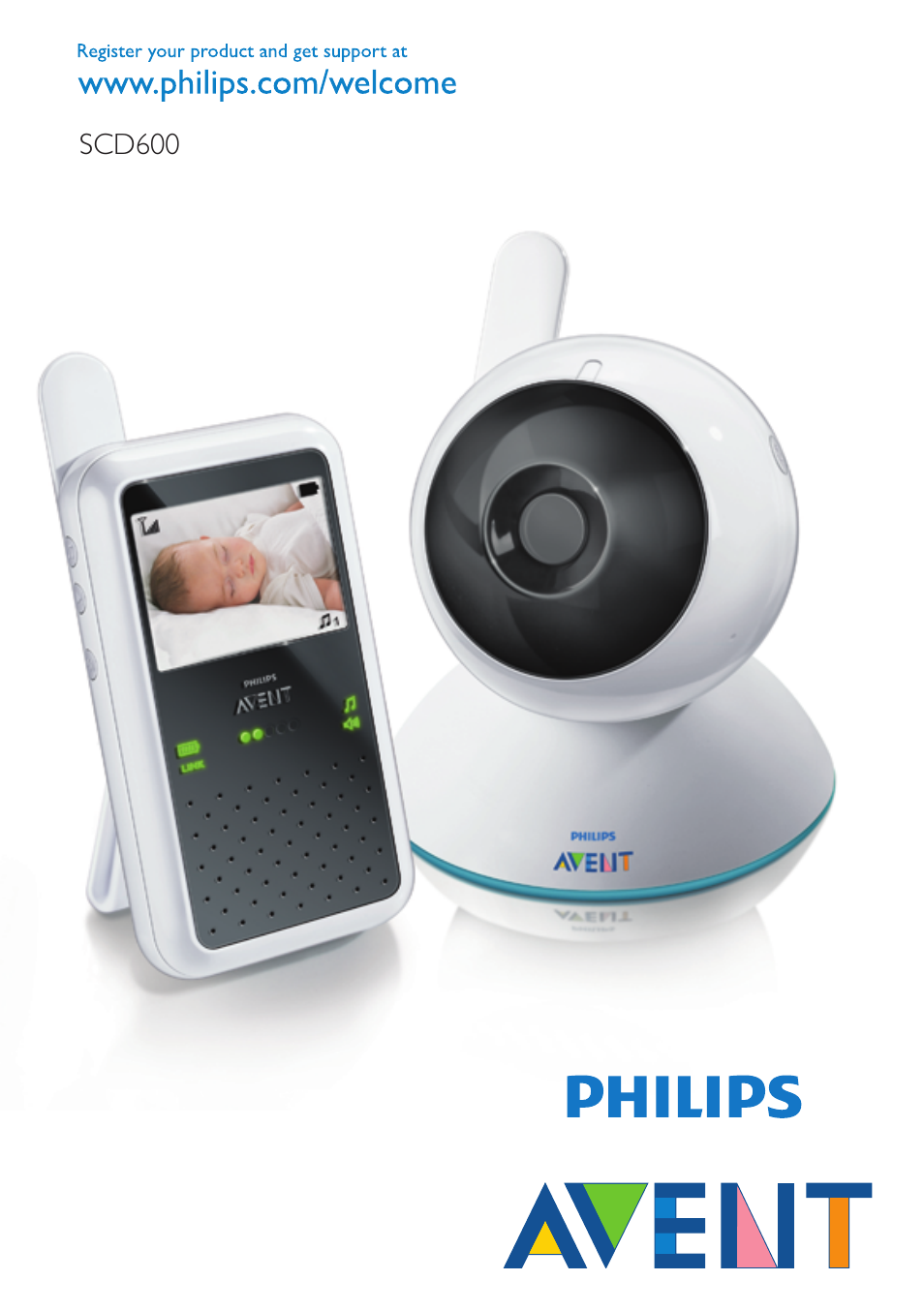 Philips AVENT Vigilabebés con vídeo digital User Manual | 44 pages