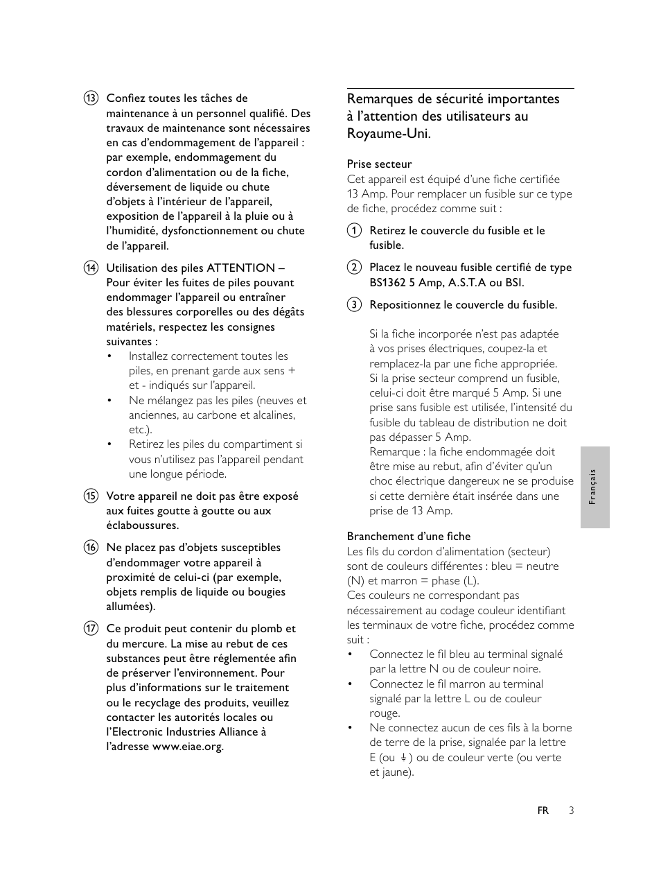 Philips Microcadena DVD por componentes User Manual | Page 136 / 269