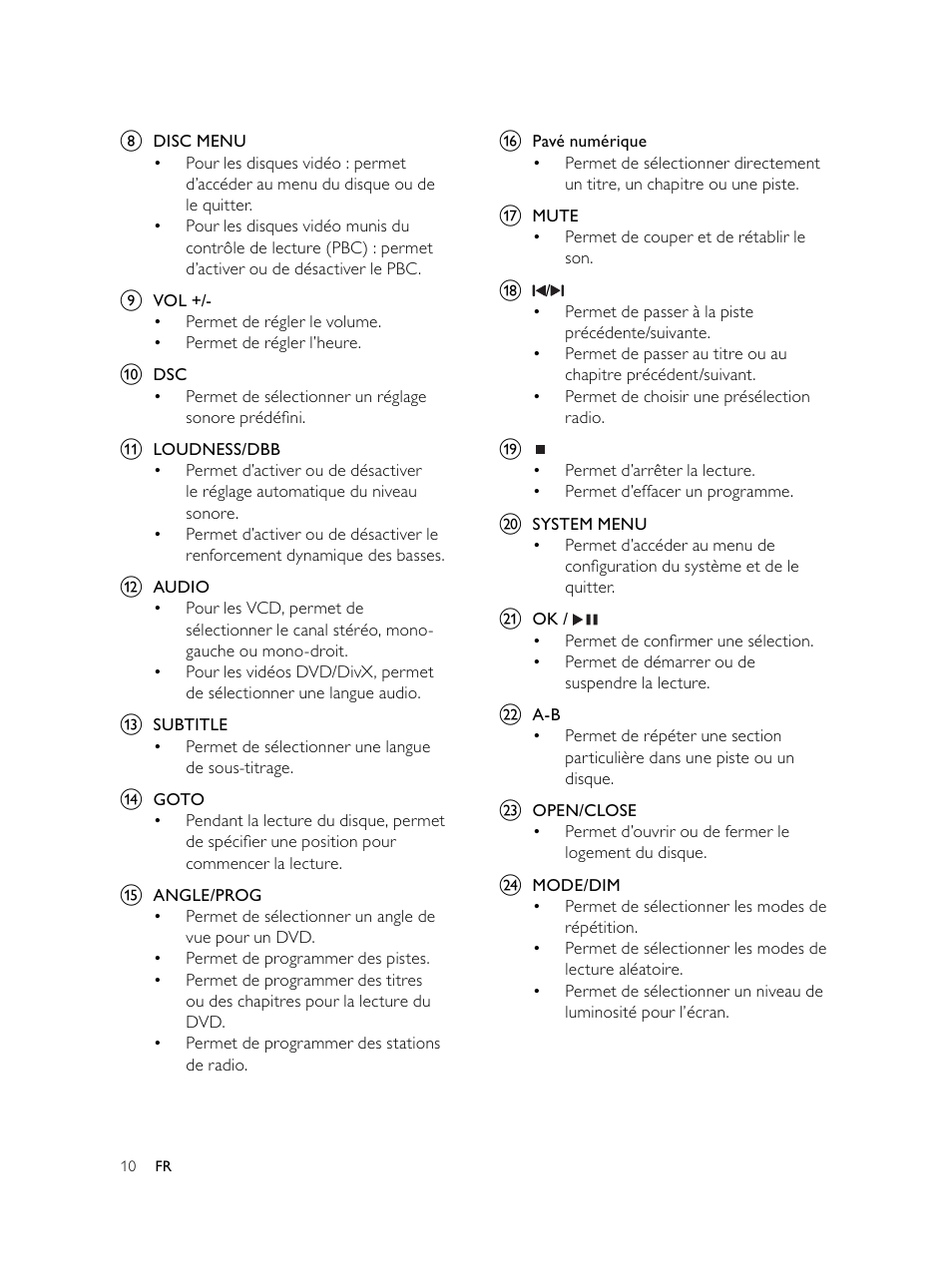 Philips Microcadena DVD por componentes User Manual | Page 143 / 269