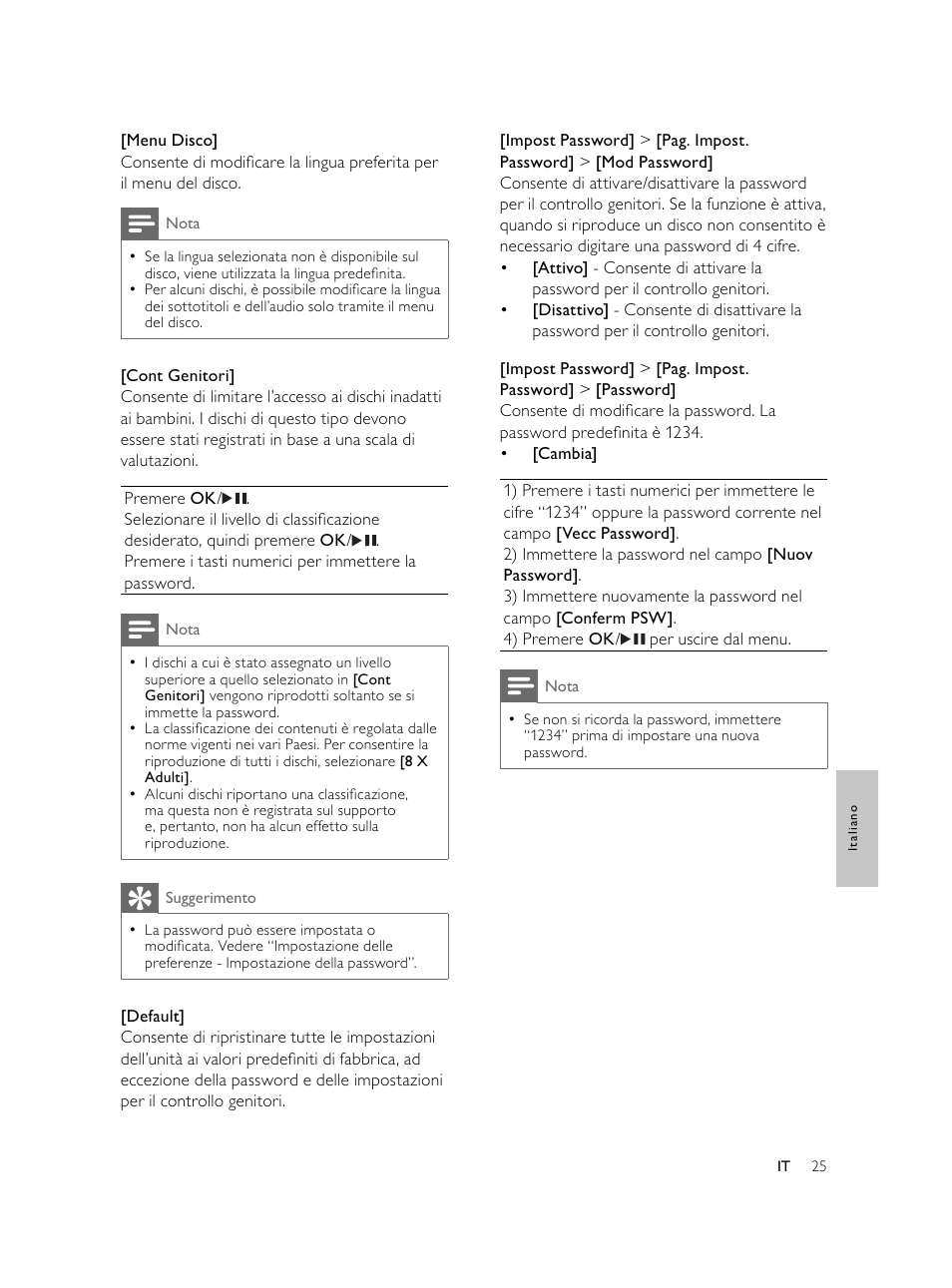 Philips Microcadena DVD por componentes User Manual | Page 192 / 269