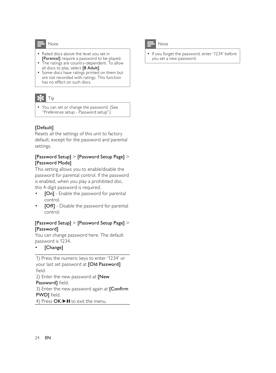 Philips Microcadena DVD por componentes User Manual | Page 23 / 269