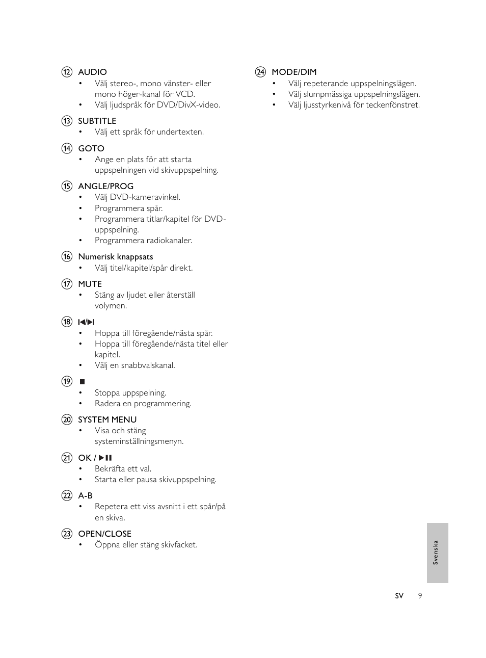 Philips Microcadena DVD por componentes User Manual | Page 244 / 269