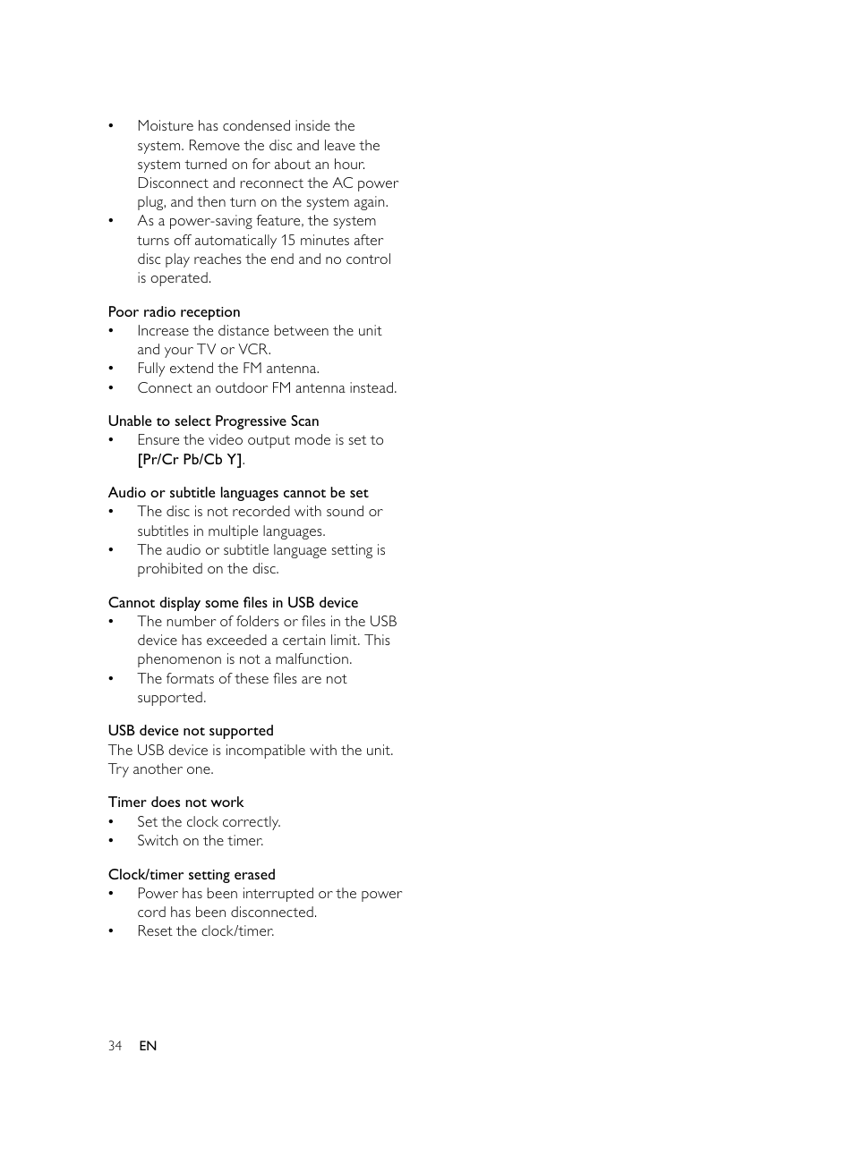 Philips Microcadena DVD por componentes User Manual | Page 33 / 269