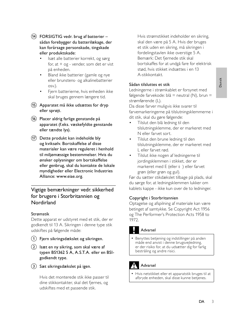 Philips Microcadena DVD por componentes User Manual | Page 36 / 269