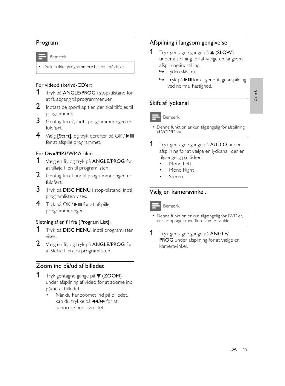 Philips Microcadena DVD por componentes User Manual | Page 52 / 269