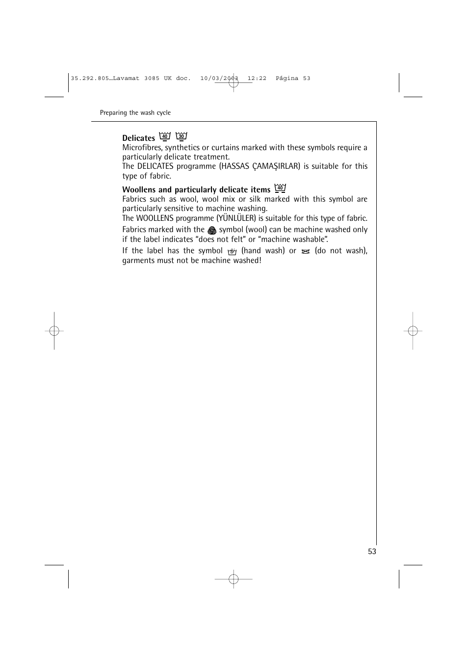 AEG LAVAMAT 3085 User Manual | Page 16 / 43