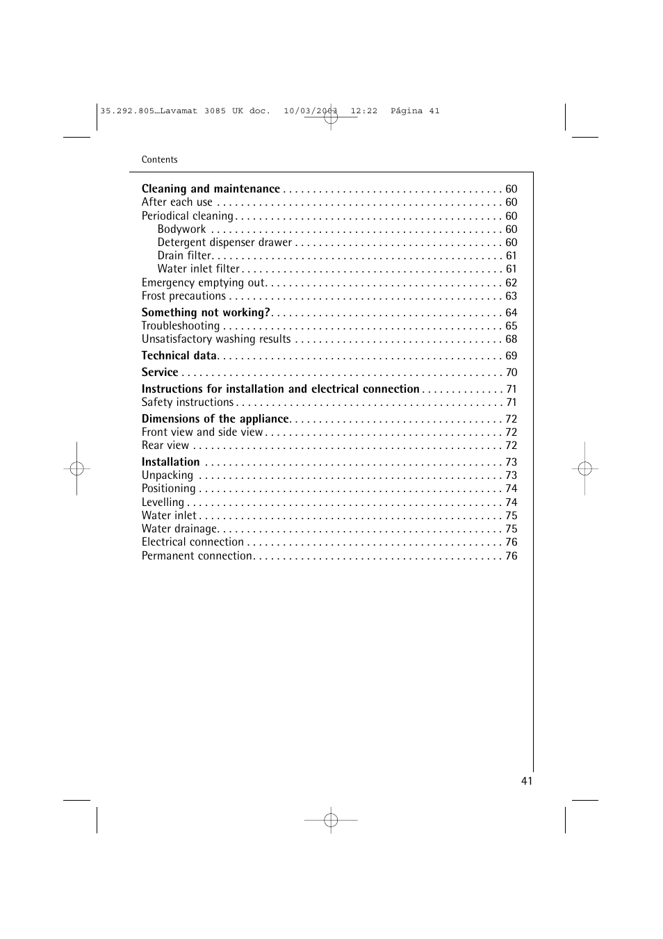 AEG LAVAMAT 3085 User Manual | Page 4 / 43