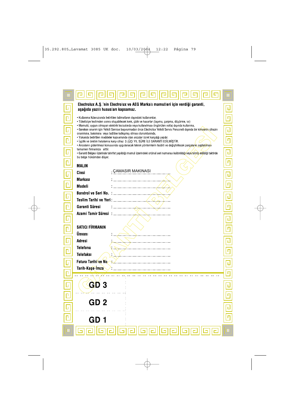 AEG LAVAMAT 3085 User Manual | Page 42 / 43
