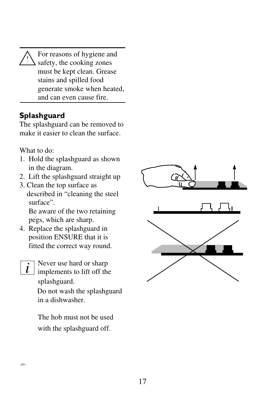 Cleaning and maintenance of | AEG 6510K7-M User Manual | Page 17 / 32
