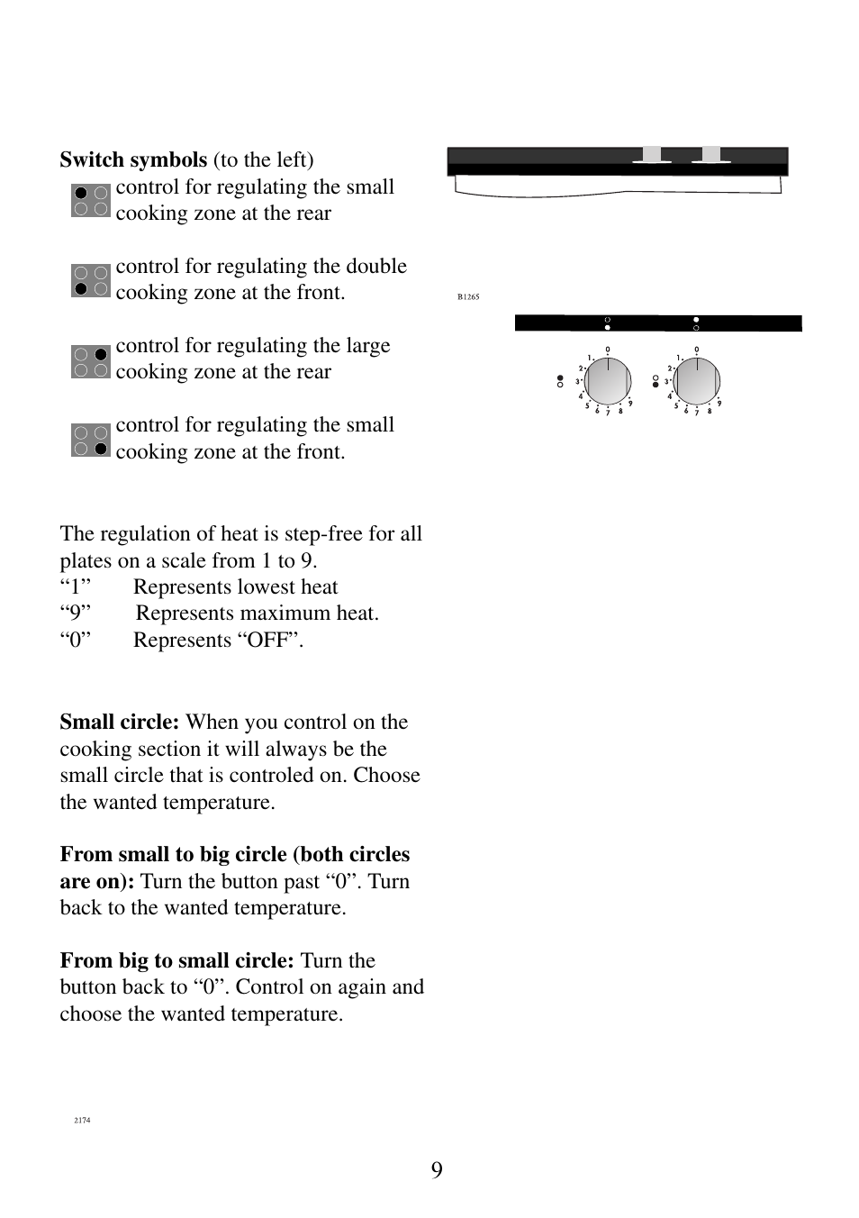 How to use | AEG 6510K7-M User Manual | Page 9 / 32