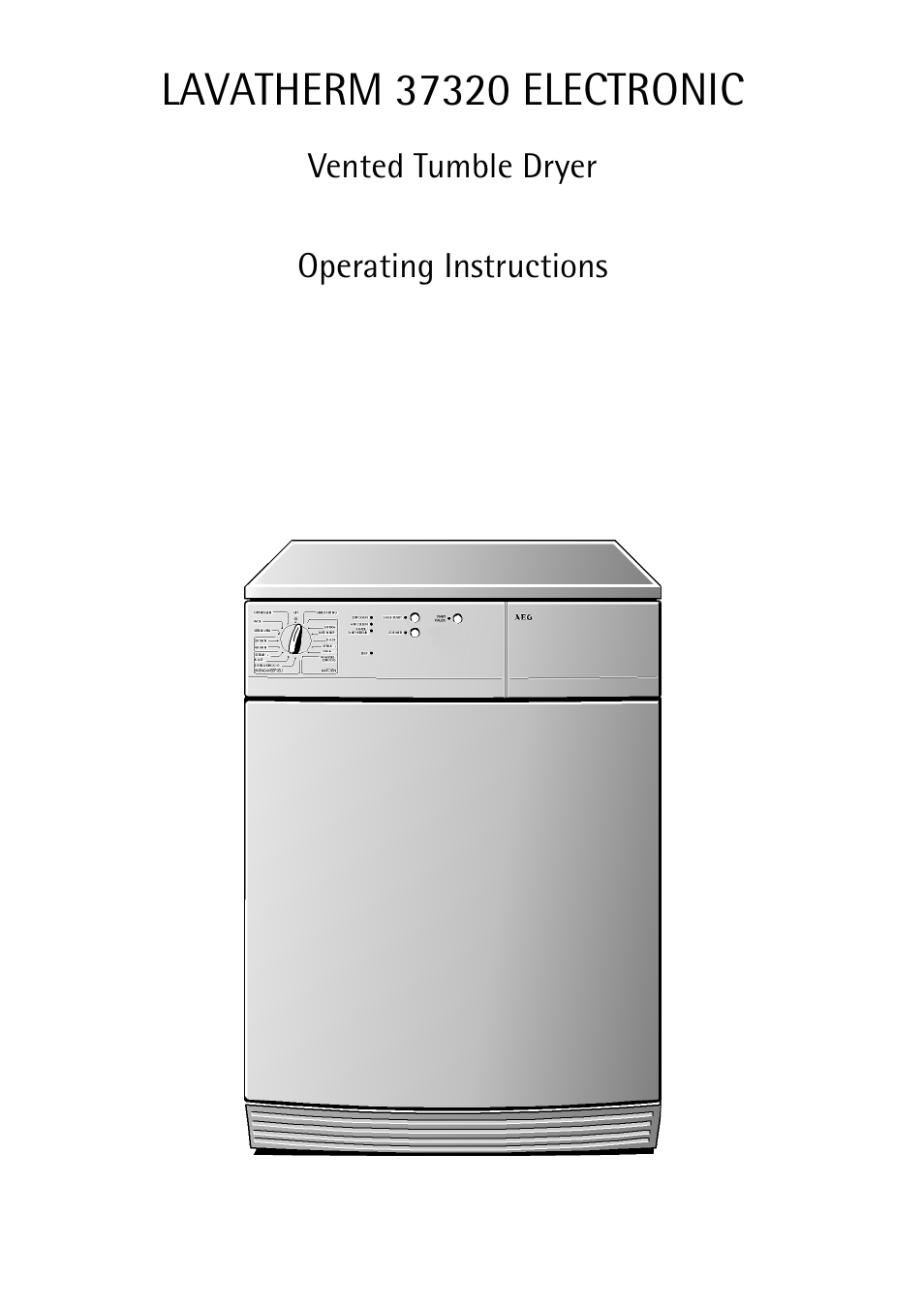 AEG LAVATHERM 37320 User Manual | 36 pages