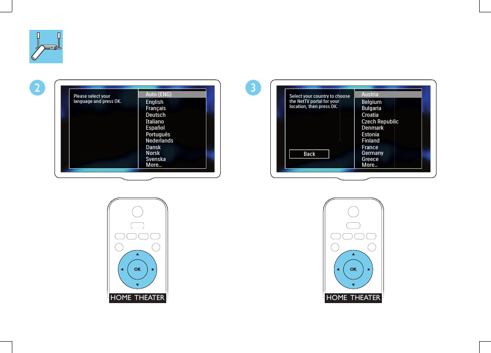 Home theater | Philips Sistemas de cine en casa 2.1 User Manual | Page 10 / 16