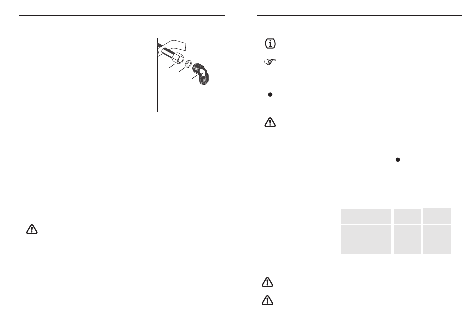 Connection to the gas supply, Connection, Lighting the burners | Correct use of the hob | AEG 25742 GM User Manual | Page 7 / 20