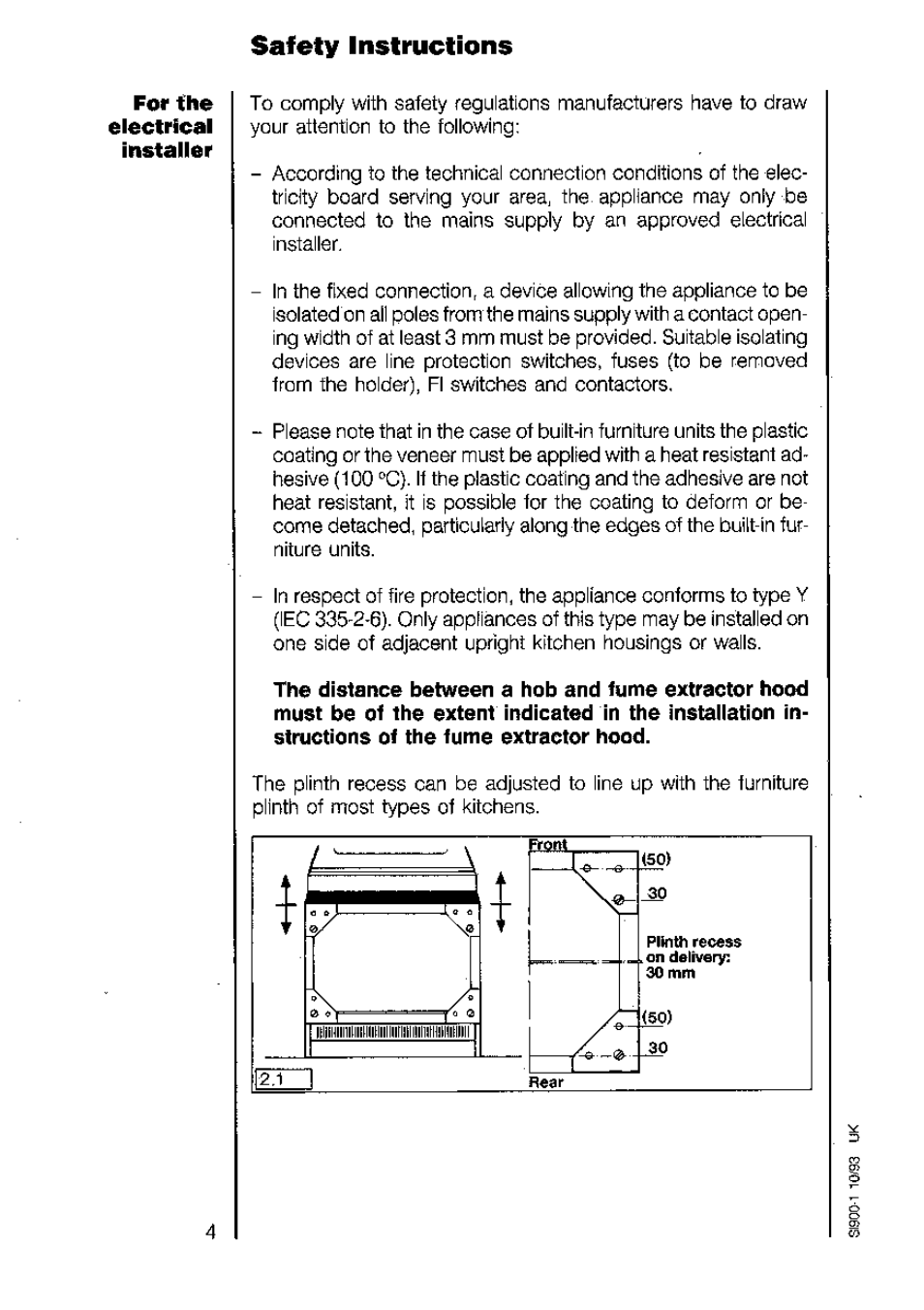 Safety instructions | AEG 5210 V User Manual | Page 4 / 46