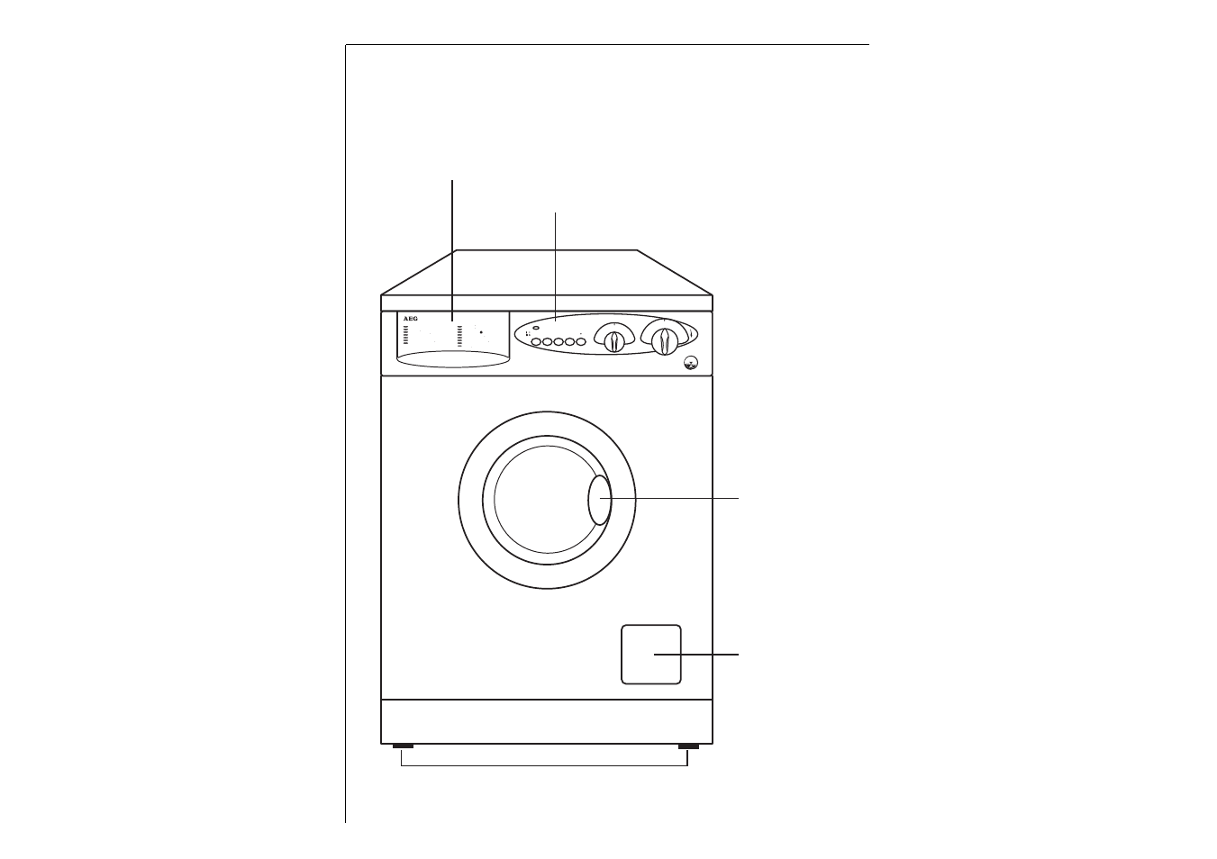 Description of the appliance | AEG LAVAMAT 97-115 User Manual | Page 10 / 39