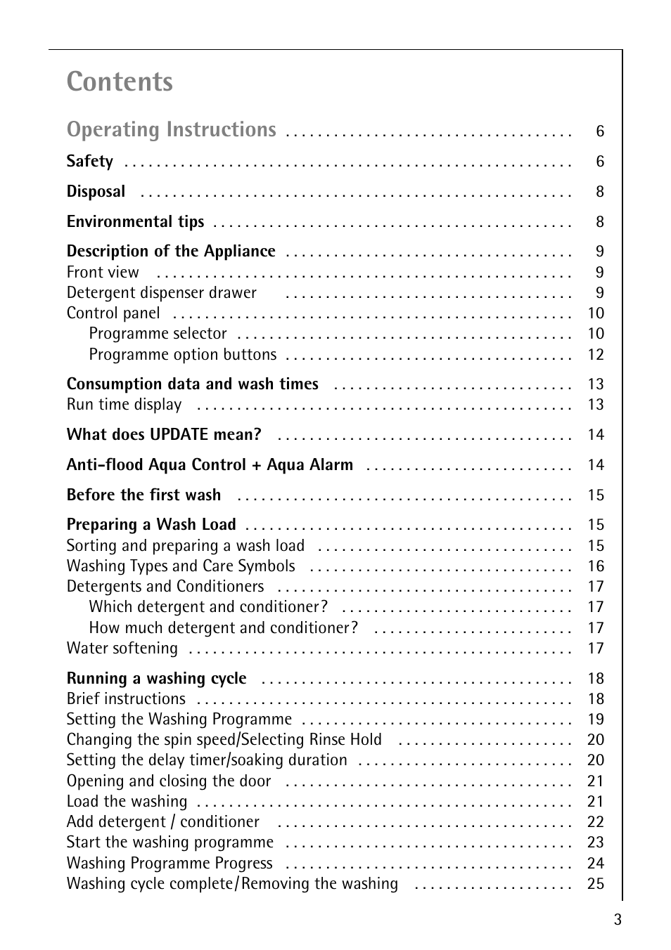 AEG LAVAMAT 88730 User Manual | Page 3 / 56