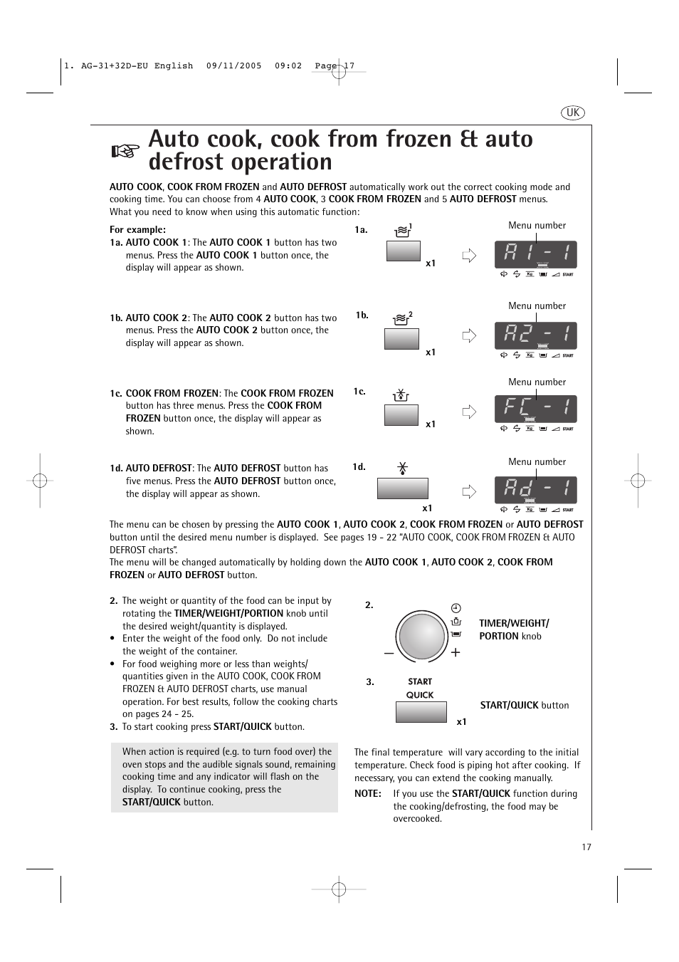 AEG MC2660E User Manual | Page 19 / 37