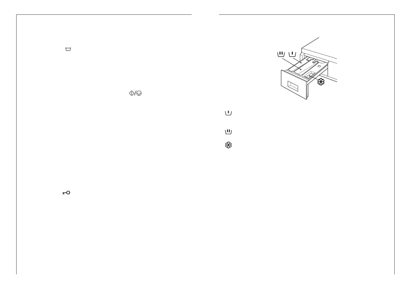 Detergent dispenser drawer, Before the first wash | AEG LAVAMAT 12700 User Manual | Page 9 / 25