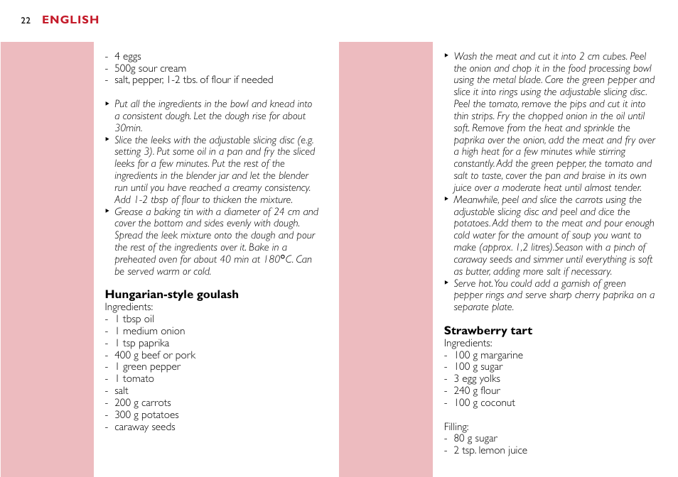 Philips Robot de cocina User Manual | Page 22 / 118