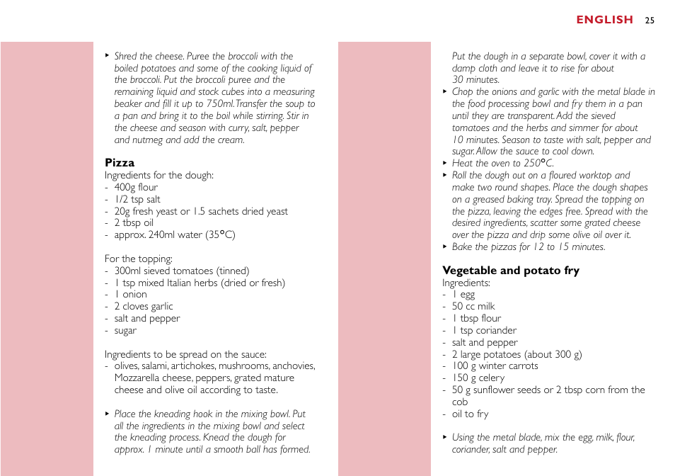 Philips Robot de cocina User Manual | Page 25 / 118