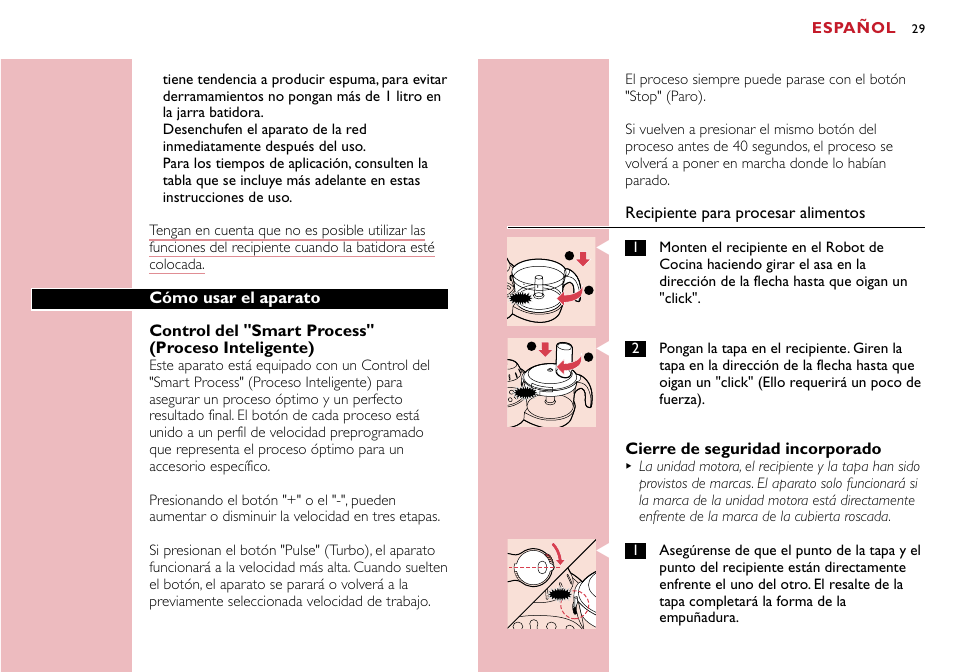 Philips Robot de cocina User Manual | Page 29 / 118