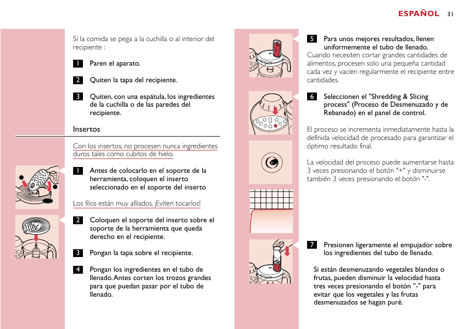 Philips Robot de cocina User Manual | Page 31 / 118