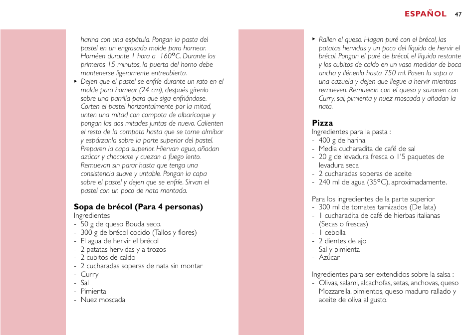 Philips Robot de cocina User Manual | Page 47 / 118