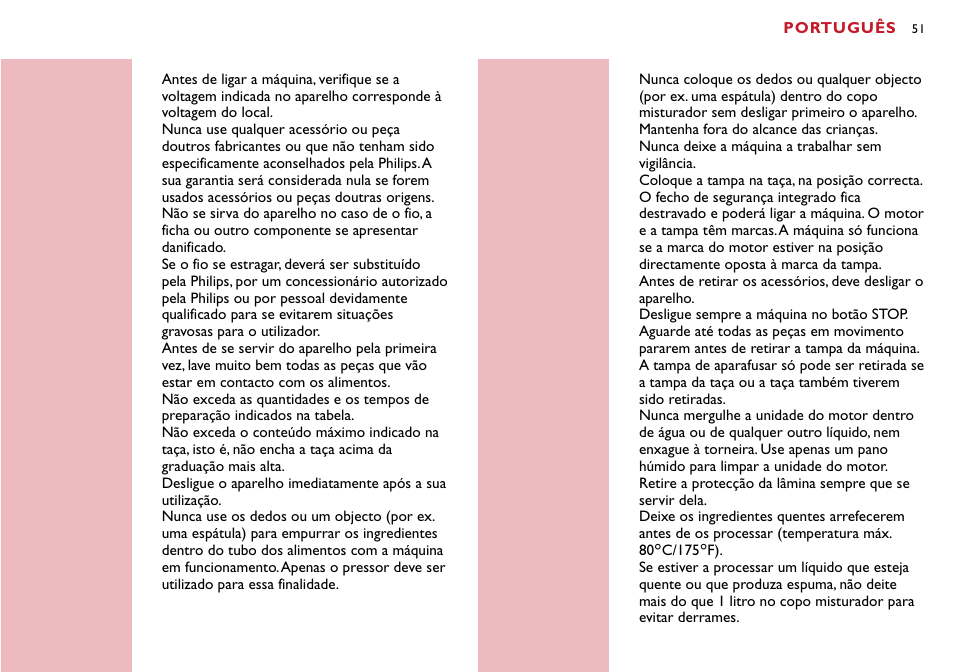 Philips Robot de cocina User Manual | Page 51 / 118