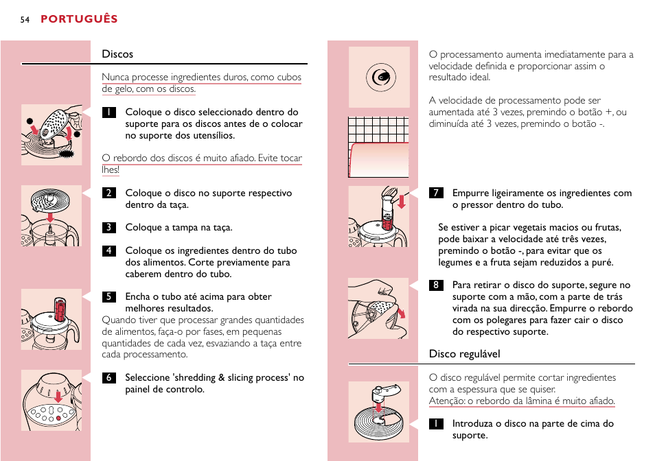 Philips Robot de cocina User Manual | Page 54 / 118